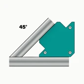 Manyetik Kaynak Köşe Tutucu 4" Mavi Güçlü Mıknatıs Kaynak Aparatı Metal Montaj Aparatı thumbnail 4