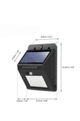 Bahçe Aydınlatma Sensörlü Güneş Enerjili Duvar Lambası 40 Led Işık thumbnail 5