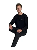 Pijadore Erkek %100 Pamuk Süprem Mevsimlik Uzun Kollu Pijama Takımı 1931 - 3