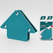 Manyetik Kaynak Köşe Tutucu 4" Mavi Güçlü Mıknatıs Kaynak Aparatı Metal Montaj Aparatı thumbnail 5