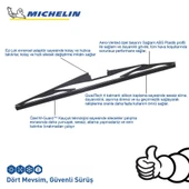 Mini One/Cooper/Cooper S 2006 ve Sonrası Michelin Rainforce™ 25CM 1 Adet Telli Hibrit Arka Silecek - 5
