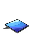 Logitech Combo Touch Klavyeli iPad Kılıfı, Ayrılabilir, Trackpad ve Smart Connector Özellikli, Arka Aydınlatma ve Destek Ayaklı Klavye, iPad Pro 11 inç 1. 2. 3. ve 4. Nesil ile Uyumlu, Gri - 4
