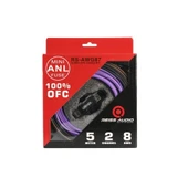 Reiss Audio 8GA OFC Amfi Kablo Seti Yeni Seri Kaliteli – RS-AWG87 Tam Bakır Profesyonel Anfi Kablosu Seti 8GA thumbnail 1