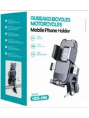 Hds096 Ayarlanabilir Bisiklet Motosiklet Otomatik Tuşlu Motorsiklet Ayna Bağlantılı Telefon Tutucu thumbnail 1