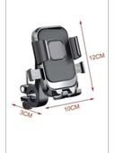 Hds096 Ayarlanabilir Bisiklet Motosiklet Otomatik Tuşlu Motorsiklet Ayna Bağlantılı Telefon Tutucu thumbnail 3