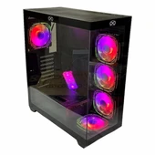 Aztech AZT101-B USB 3.0 RGB ATX Mid Tower Siyah Kasa thumbnail 1