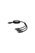 Baseus FREE2DRAW Usb-C - Usb-C/lightning/micro 100W 1.1mt Siyah thumbnail 4