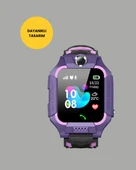 S10 Akıllı Çocuk Saati Mor Model Çift Yönlü Konuşma ve SOS Fonksiyonu thumbnail 3