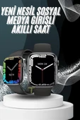 Yeni Model Akıllı Saat Dokunmatik Ekran Unisex Amoled Ekran 44 mm thumbnail 2