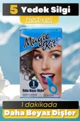 Magic Kit Diş Leke Silgisi 1 Aparatlı + 5 Yedek Süngerli Set X 16 Adetli Stand Box - 1