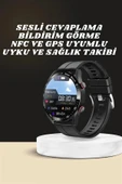 Yeni Model Akıllı Saat GPS Uyumlu Uyku ve Sağlık Takibi Sesli Görüşme thumbnail 1