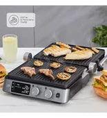 Karaca Compact Steel Sear and Grill Inox 2008 Döküm Izgara ve Tost Makinesi 6 Dilim Kapasiteli thumbnail 5