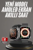 Akıllı Saat Kordon Hediyeli Güçlü Batarya Kapasiteli Titreşimli Bildirim Görme Unisex thumbnail 2