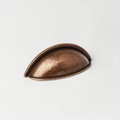 Çanak Kulp 64 mm Antik Bakır Renk Metal Mobilya Çekmece Dolap Kapak Kulpu Modern Mutfak Kulpları thumbnail 7