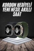 Yeni Nesil Akıllı Kol Saati Nabız Ölçer GPS Uyumlu 49 MM Kasa thumbnail 2