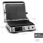 Karaca Compact Steel Sear and Grill Inox 2008 Döküm Izgara ve Tost Makinesi 6 Dilim Kapasiteli thumbnail 2