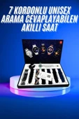 Akıllı Saat Çoklu Kordon Seçenekli Dokunmatik Ekran Nabız Sensörlü - 2