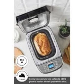 Karaca Bake XL Reçel, Yoğurt, Hamur Yoğurma ve Ekmek Yapma Makinesi Inox Beyaz, 1500 g, 45 Farklı Tarifli Kitapçıklı - 5