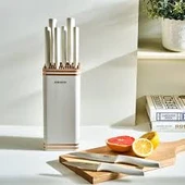 Karaca Megacut Square 9 Parça Krem Bıçak Seti - 1