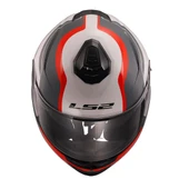 LS2 STROBE 2 MONZA SİYAH-BEYAZ-KIRMIZI KASK thumbnail 3