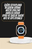 Akıllı Saat Amoled Ekran Bluetooth Bağlantılı Özel Tasarım Unısex thumbnail 1