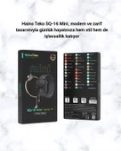 SQ-16 Mini Series 10 Akıllı Saat | Şık ve Hafif Tasarım, 3 Kordon Seçeneği - 5