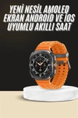Akıllı Saat Unısex Zarif Görünümlü Titanyum Kasa Amoled Ekran Müzik Dinleme thumbnail 2