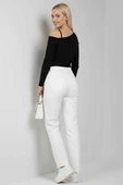 BİÇOMİ Tek Omuz İpli Bluz Siyah T4328 thumbnail 2