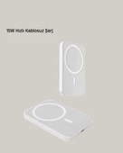 15W Araç Telefon Tutucu Kablosuz Hızlı Şarj Özellikli thumbnail 5