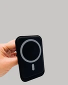 iPhone Serileri ile Uyumlu MagSafe Manyetik Araç Telefon Tutucu ve Şarj Cihazı thumbnail 2