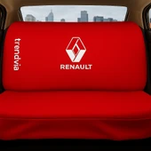 Renault Kırmızı Renk Ön Arka Koltuk Kılıfı Penye Servis Tipi Araba Koltuk Koruyucu - 2