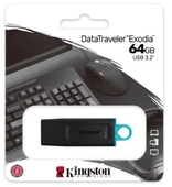 Kingston DataTraveler Exodia 64GB USB 3.2 Flash Bellek DTX/64GB - 1