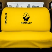 Renault Sarı Renk Ön Arka Koltuk Kılıfı Penye Servis Tipi Araba Koltuk Koruyucu - 2