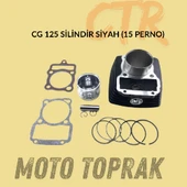 CG 125 Silindir Seti Siyah 15 Perno - 2