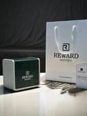 Reward Çelik Kordon Otomatik 5 Atm Suya Dayanıklı Erkek Kol Saati VS.BLKT.0518 - 5