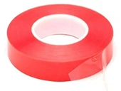 Çift Taraflı Akrilik Silikonize Bant 18 mm x 2 metre Kırmızı VHB EVV-13837 thumbnail 1