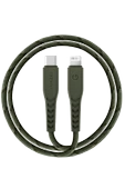 C94 NyloFlex 1.5M 100W Type-C to Lightning PD Hızlı Şarj Kablo - Yeşil thumbnail 1