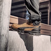 Safety Condor Mid Kahverengi Çelik Burunlu Nubuk Deri İş Ayakkabısı S3 SRC ESD 45 Numara thumbnail 3