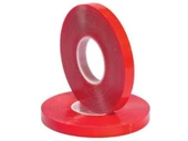 Çift Taraflı Akrilik Silikonize Bant 18 mm x 2 metre Kırmızı VHB EVV-13837 thumbnail 4