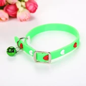Çıngıraklı Silikon Kedi Köpek Tasması EVV-5793 thumbnail 3