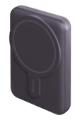 MagPac Mini 10.000 mAh 20W Type-C 15W Kablosuz Şarj - Stant Özellikli Magsafe Powerbank - Derin Mor thumbnail 1