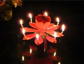 Müzikli Kendinden Açılan Sihirli Pasta Mumu EVV-1020 thumbnail 3