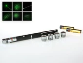 Yeşil Lazer Pointer 50 mW 15 Km Etkili (5 Başlıklı) - 3
