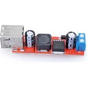 Gözeler Çift USB çıkışlı 9V / 12V / 24V / 36V - 5V Dönüştürücü DC 3A thumbnail 3