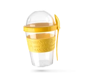 Meyve Hazneli - Kaşıklı Portatif Yoğurt Kabı EVV-80749 thumbnail 4