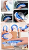 Bükülebilir  Esnek Kenar Köşe Lavabo Temizleme Fırçası Banyo Mutfak Fırçası EVV-87072 thumbnail 4