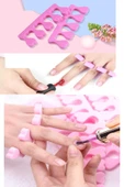 5 Adet Pedikür El Ayak Parmak Ayırıcı Tırnak Boyama Yumuşak Köpük Ayak Sedye EVV-87287 thumbnail 2