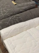 Durul Antik Kısmi Kadife Pamuklu 8 Parça Aile Bornoz Seti thumbnail 3