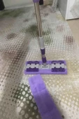 Teleskobik Cam Yer Tavan Silme - İstediğin Bezi Tak Kullan - 4 Mandallı -Yedek Bezli Mop Seti EVV-83409 thumbnail 1