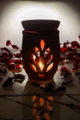 Yaşam Çiçeği El Yapımı Çömlek Buhurdanlık Tütsülük - 3